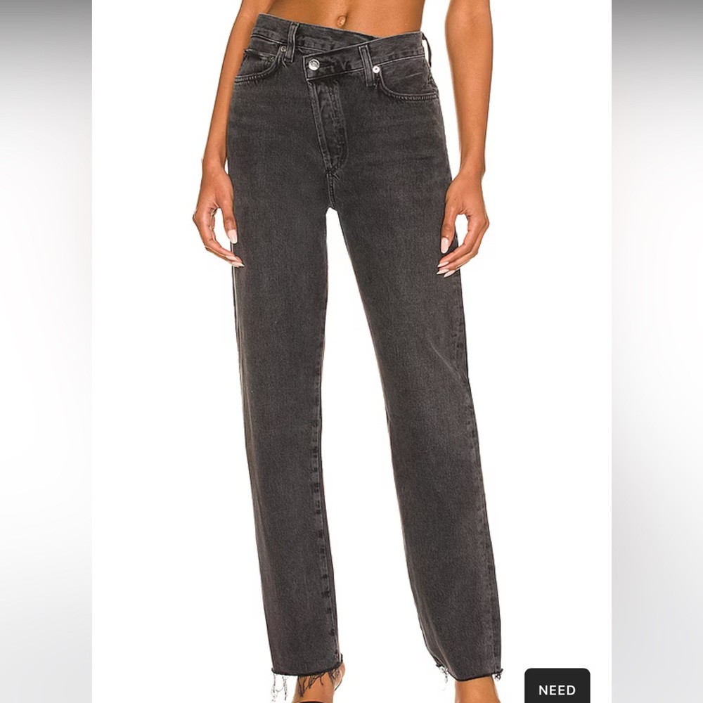 Agolde Criss Cross Straight Jeans